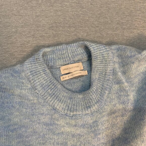LIKE NEW: Urban Outfitters Light Blue Knit Sweater (Women's XS) - Picture 3 of 3